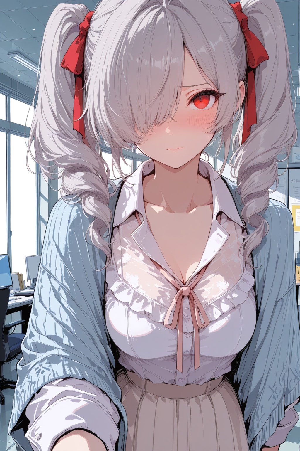 シロネちゃんと化した同期ちゃん