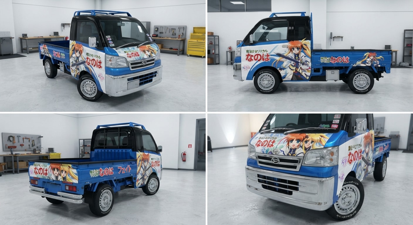 魔法少女リリカルなのは痛車ハイゼットトラック | の人気AIイラスト・グラビア