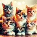 ポリゴン猫 2枚目
