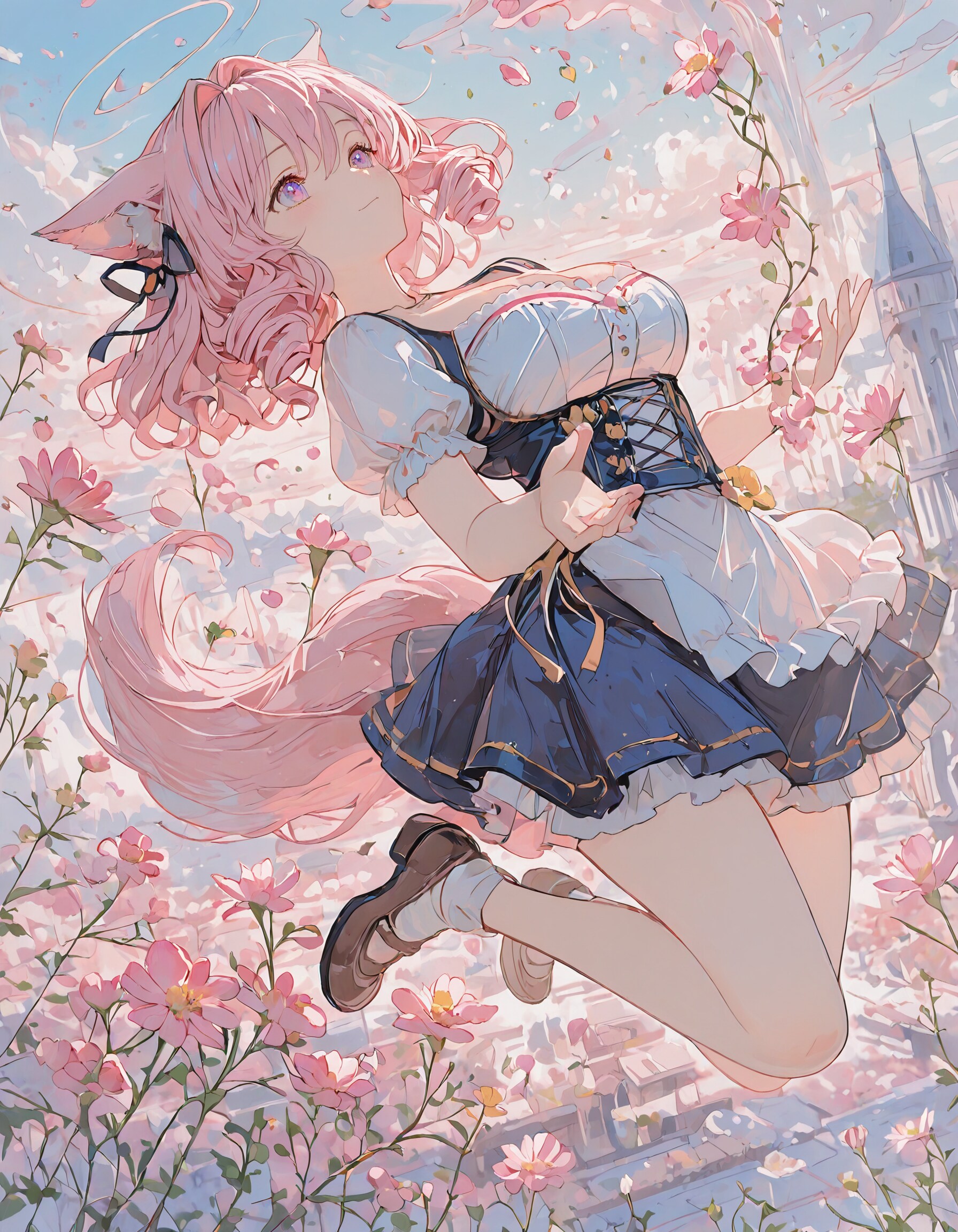けもみみ娘 | の人気AIイラスト・グラビア
