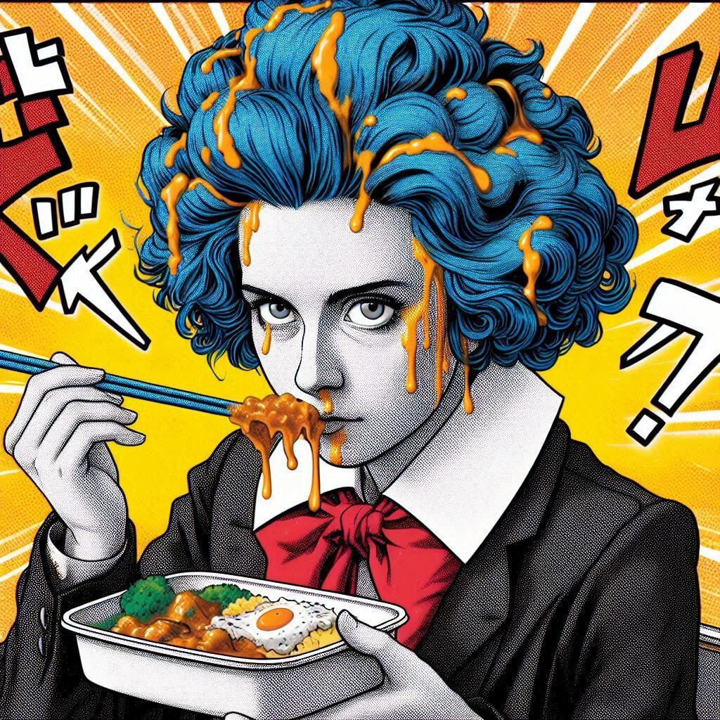 ルー飛び火 バァーン！弁当 ベーン！