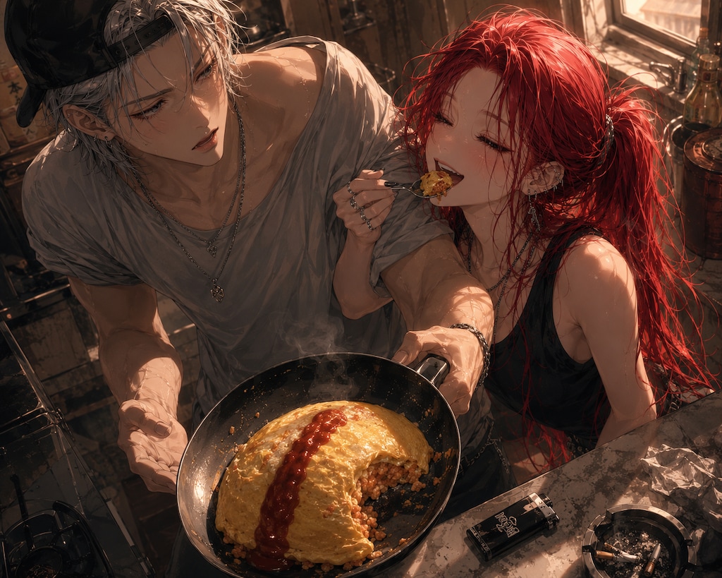 竜麻は、自分の作ったメシを食って笑うあいつを、見ないようにしている。