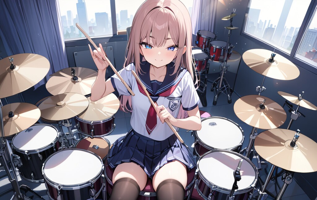 ライブの練習中の一コマ