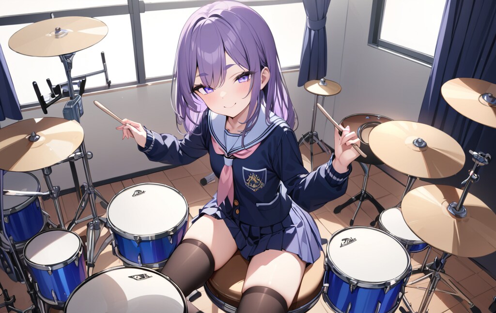 ライブの練習中の一コマ