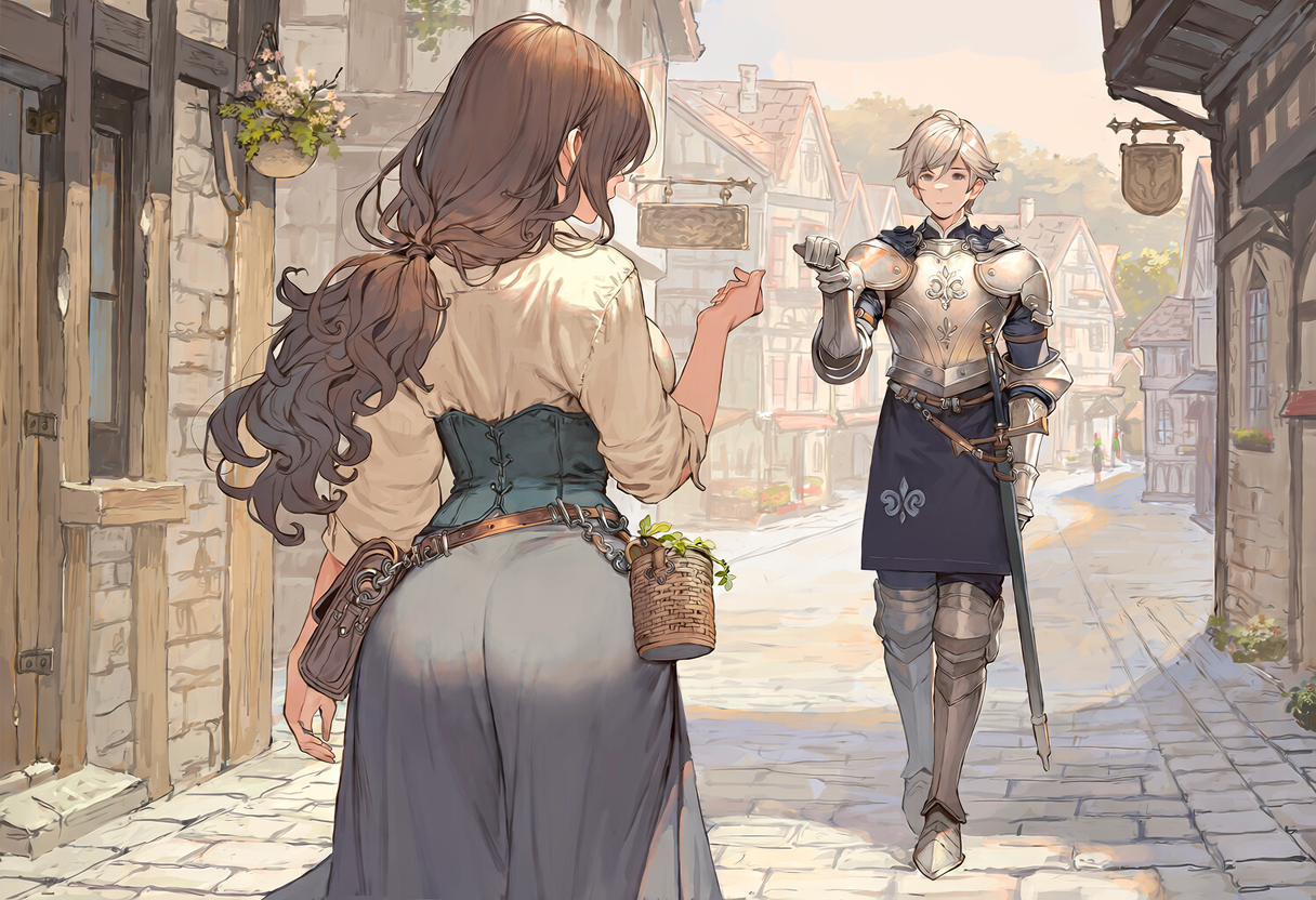 なじみの騎士様 | の人気AIイラスト・グラビア