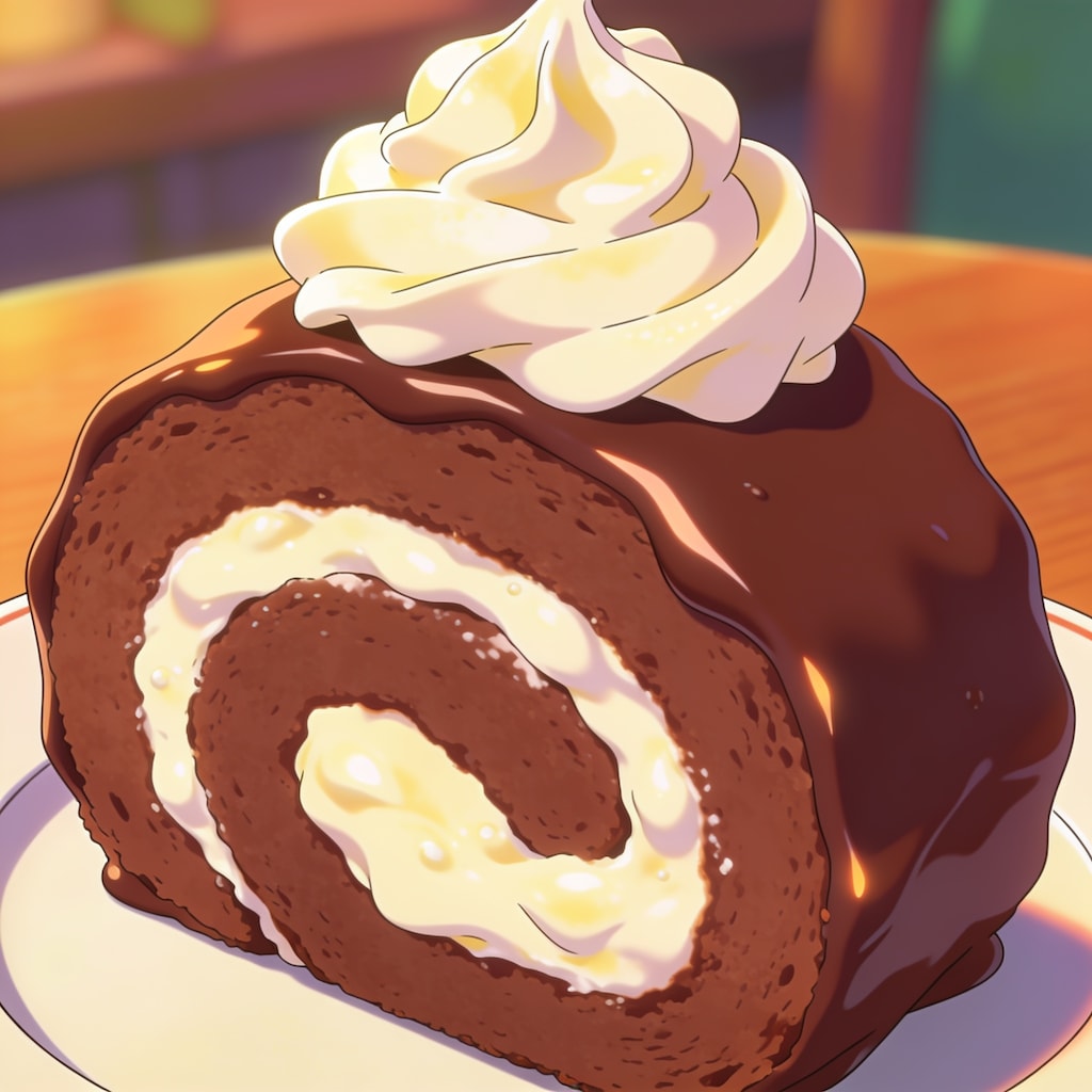 チョコロールケーキ