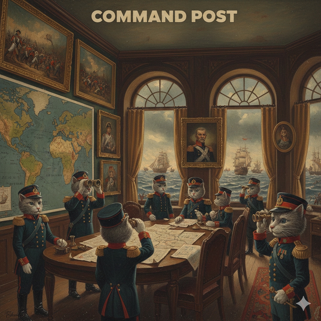 小説『キーカック海戦への備え』【ニャンノ世界】 | の人気AIイラスト・グラビア