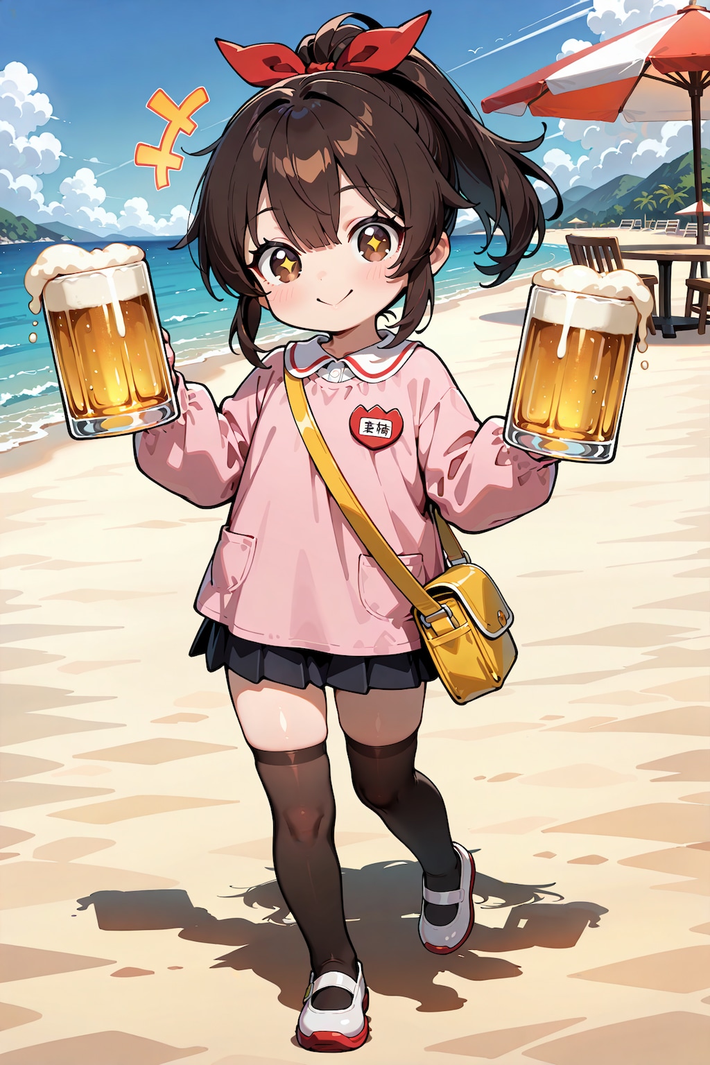 園児服でビーチサイドレストラン Z108