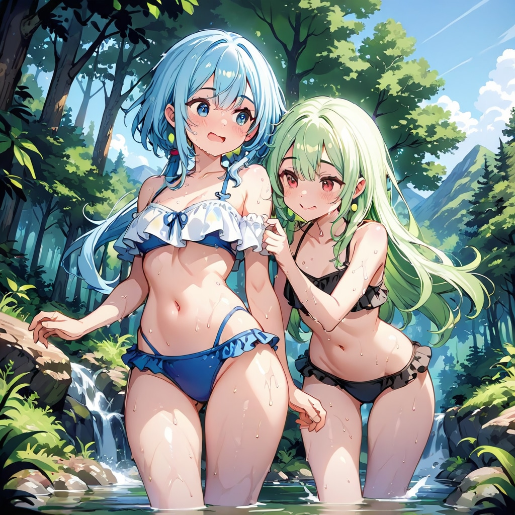 川遊び