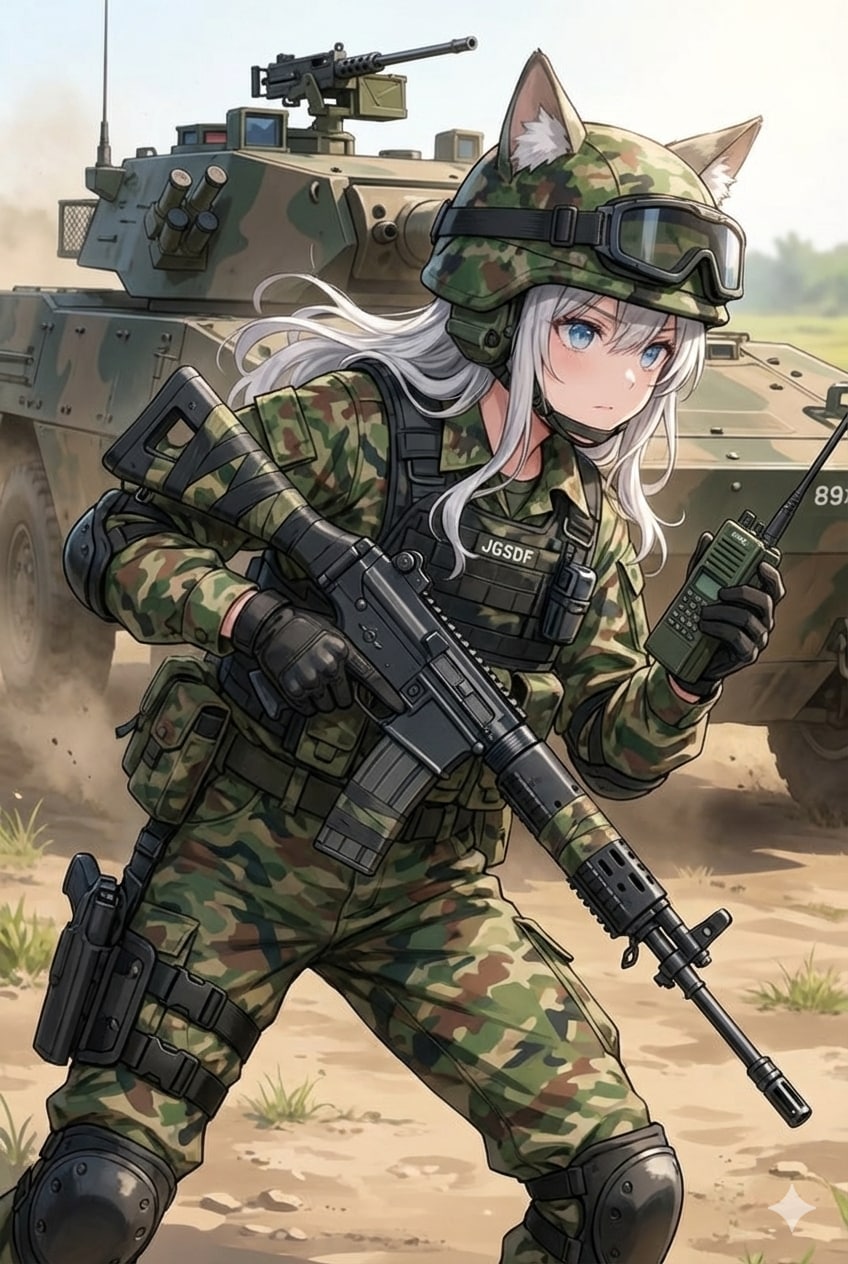 ゼロベースで国内開発した日本のアサルトライフル「89式小銃」🇯🇵 | の人気AIイラスト・グラビア