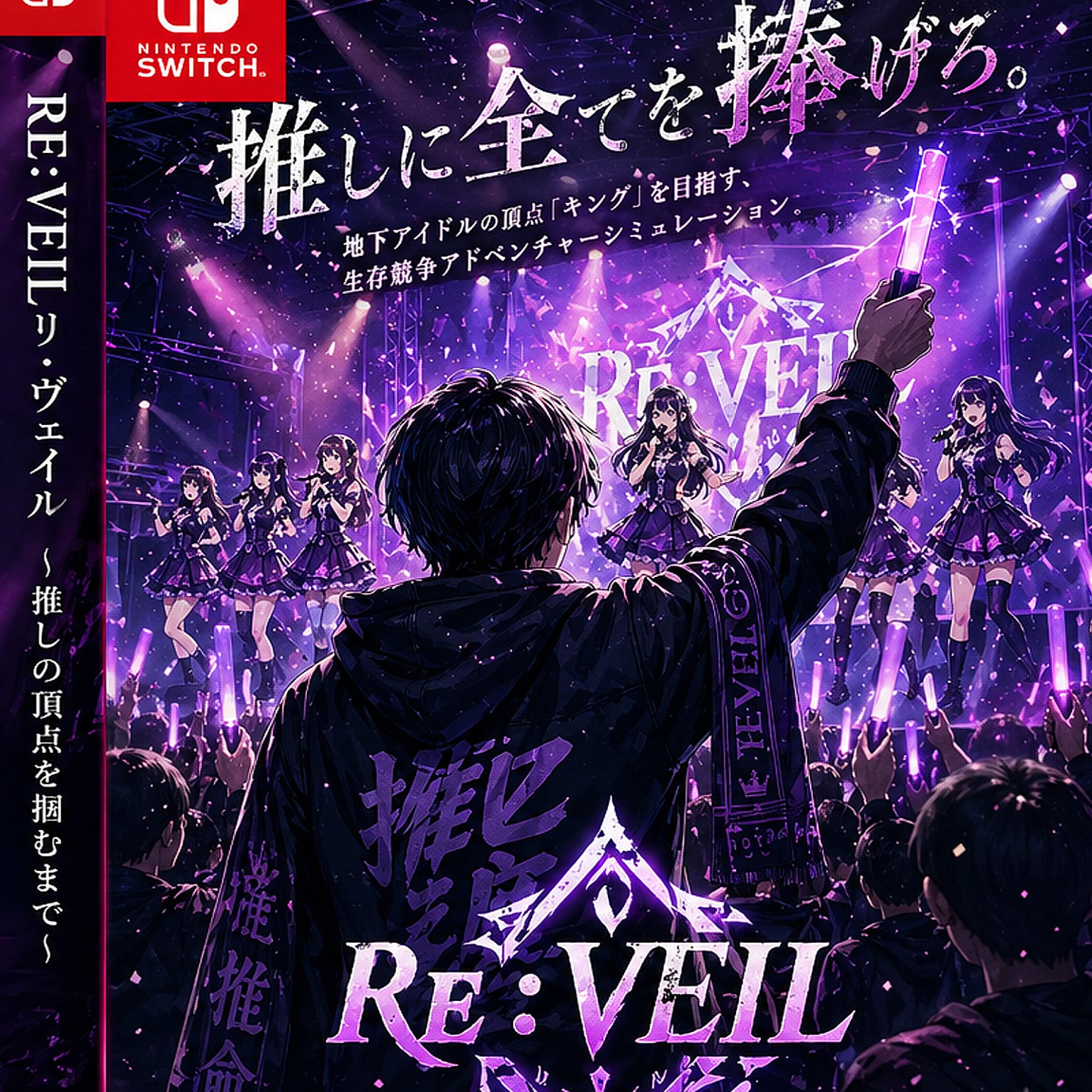 【ちちぷい公式タグ参戦】地下アイドルウソゲーム003　RE:VEIL～推しの頂点を掴むまで～ | の人気AIイラスト・グラビア