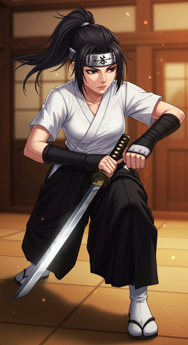 和装武闘派女探偵　（ImageFX土産）