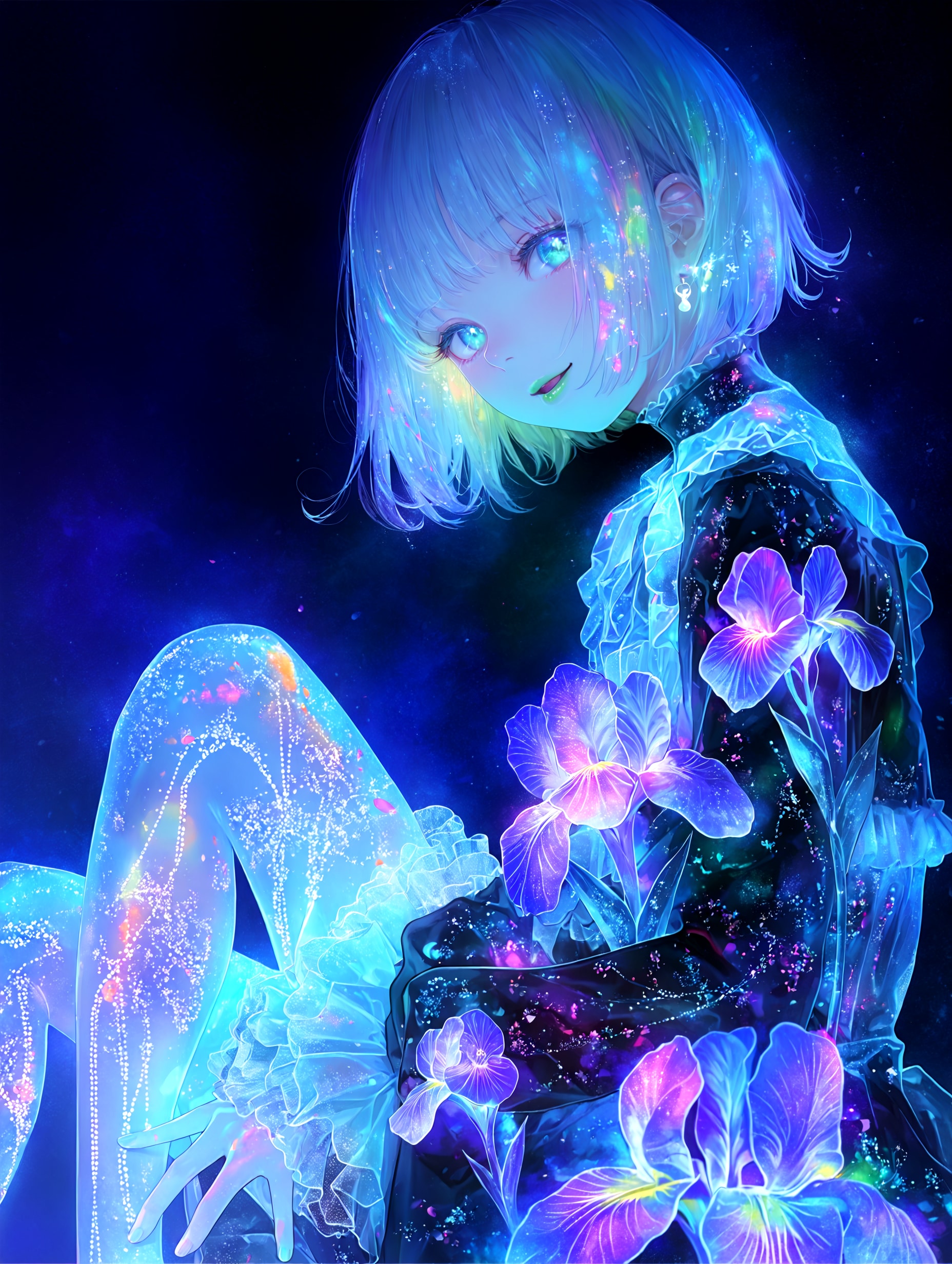 iris neon world | の人気AIイラスト・グラビア