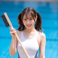 プール掃除 6枚目