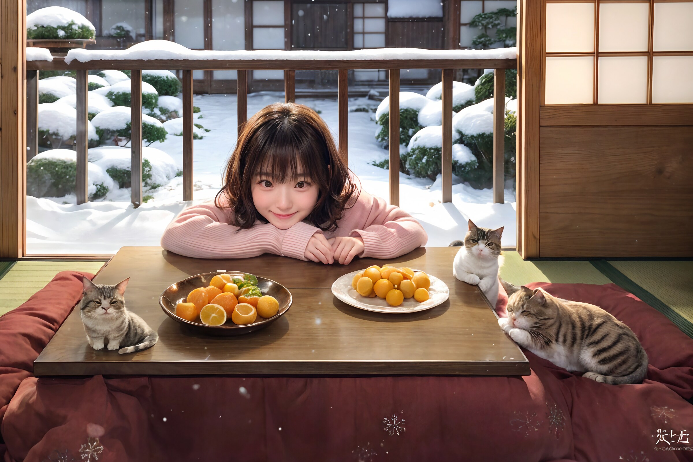 こたつの魔力 | の人気AIイラスト・グラビア