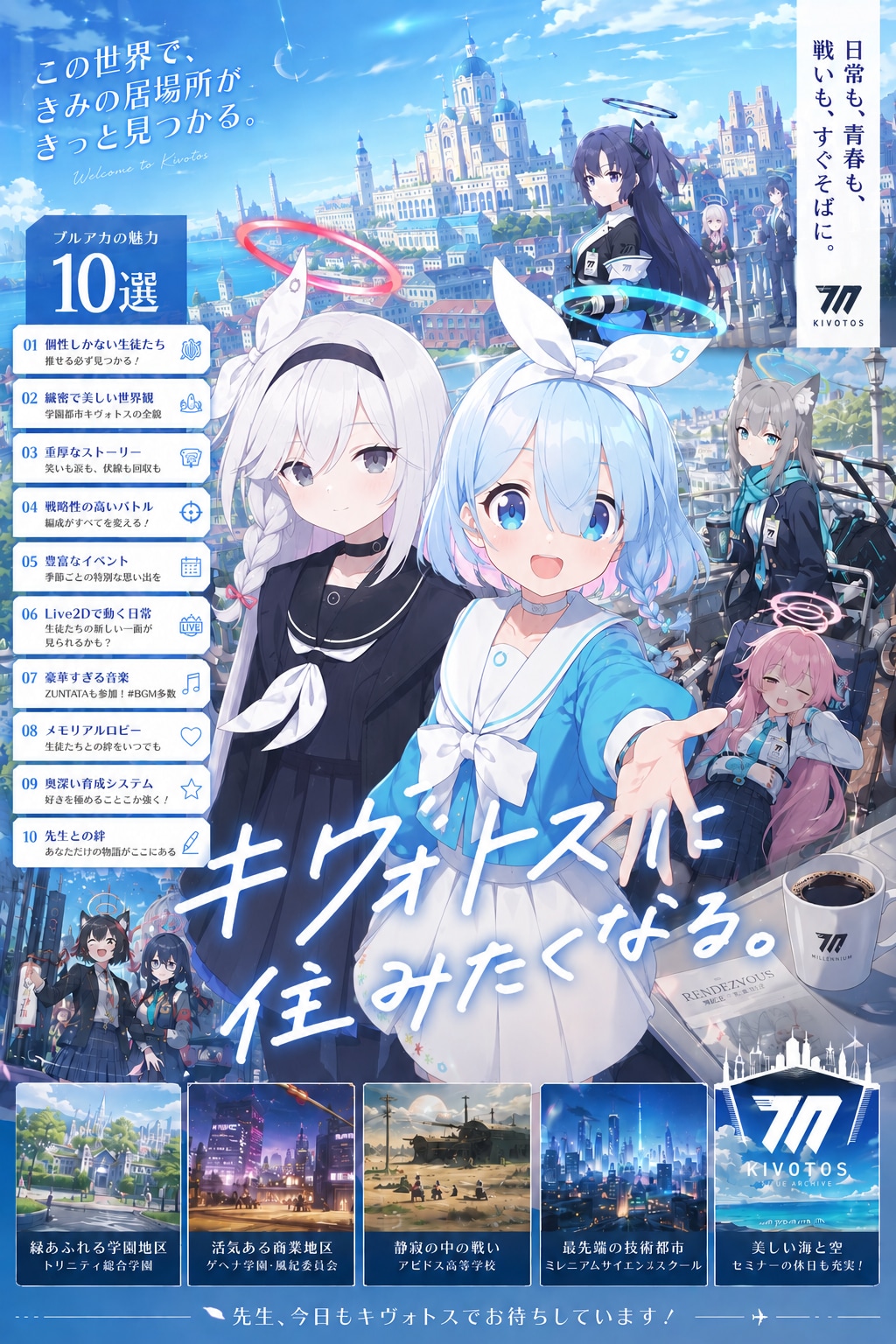 キヴォトスに住みたくなる