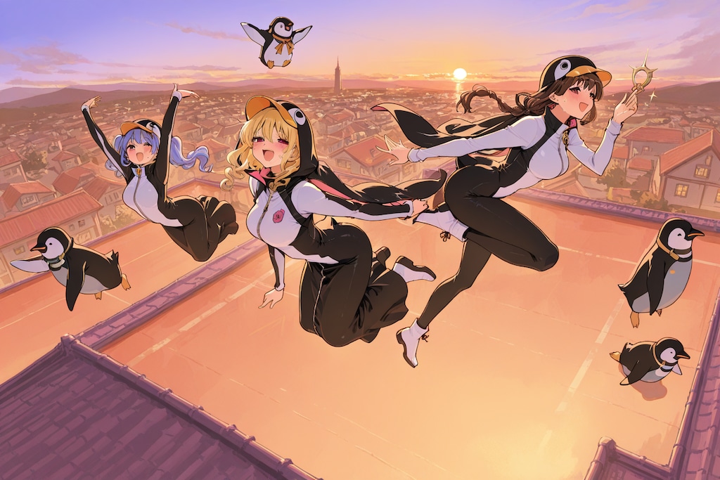 謝れペンギン怪盗団