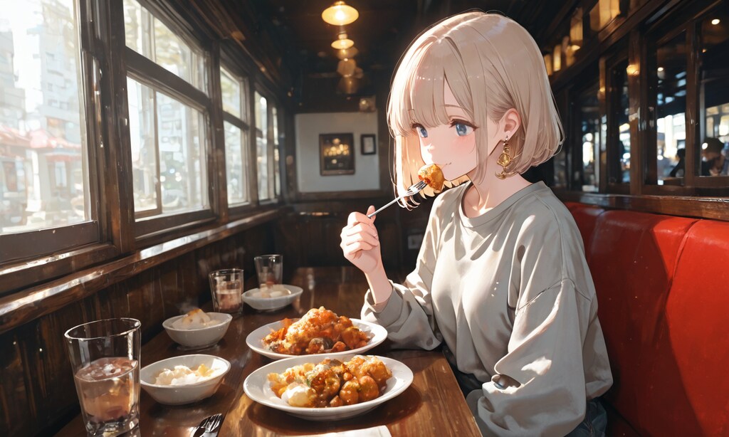 モリモリ食べるよ森山さん