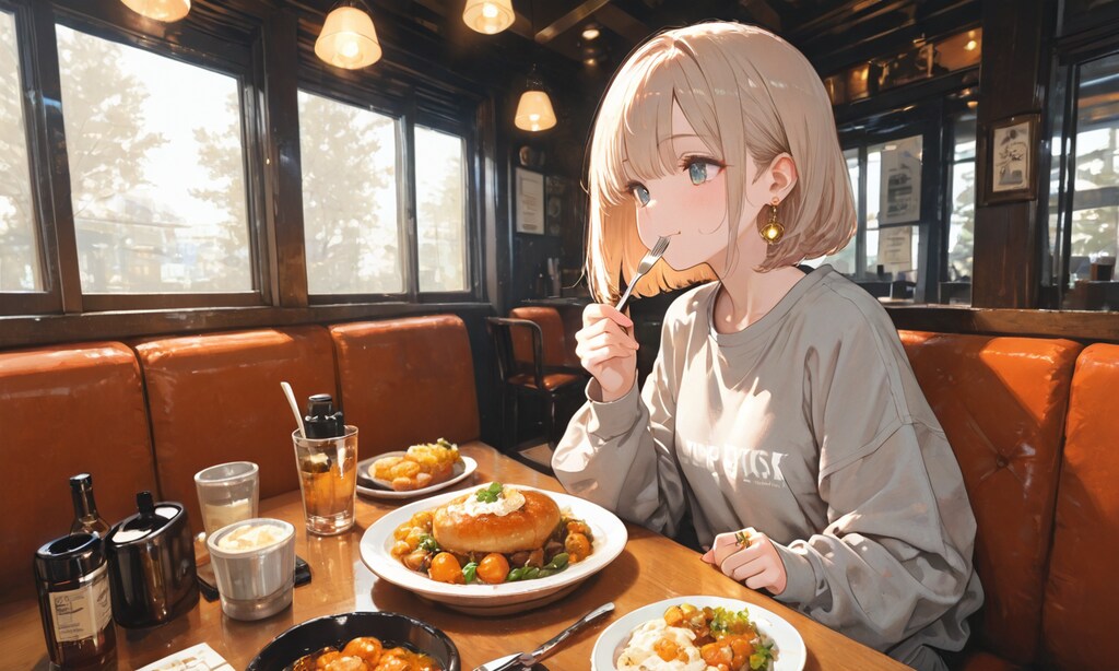 モリモリ食べるよ森山さん