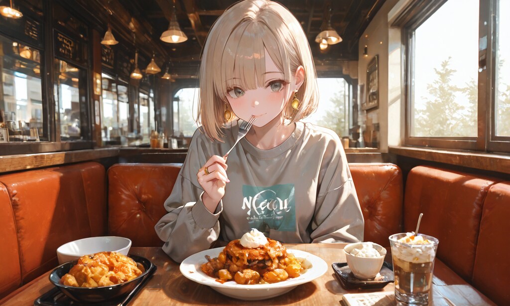 モリモリ食べるよ森山さん