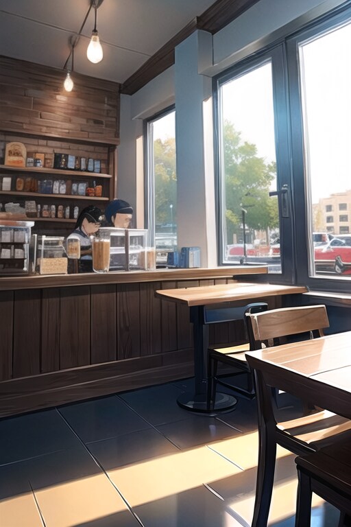 カフェの風景