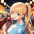 お祭りデート 3枚目