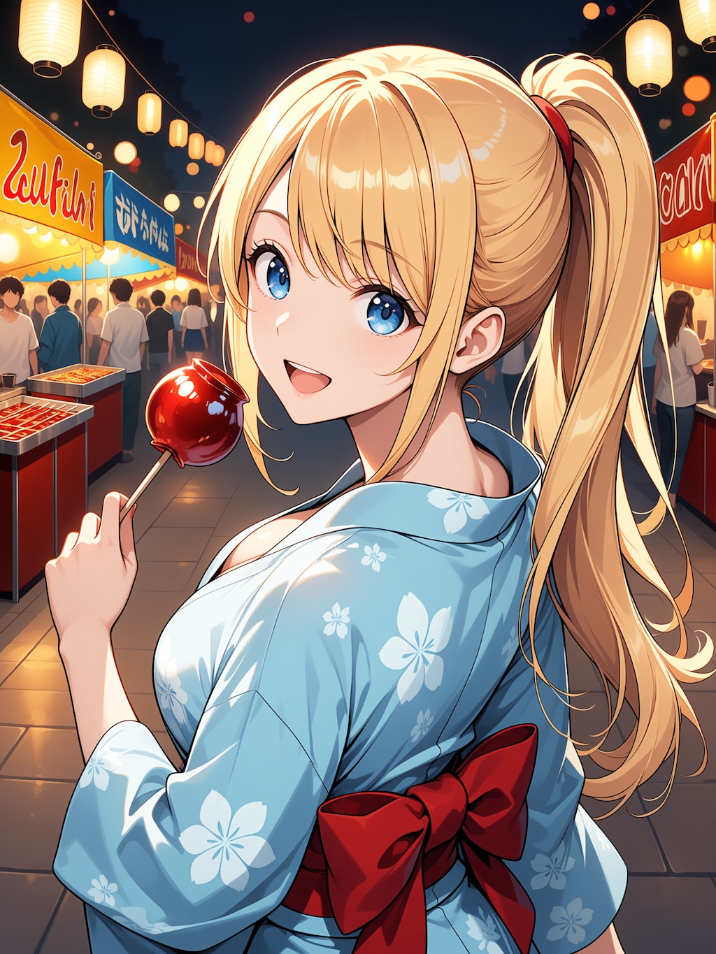 お祭りデート