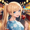 お祭りデート 2枚目