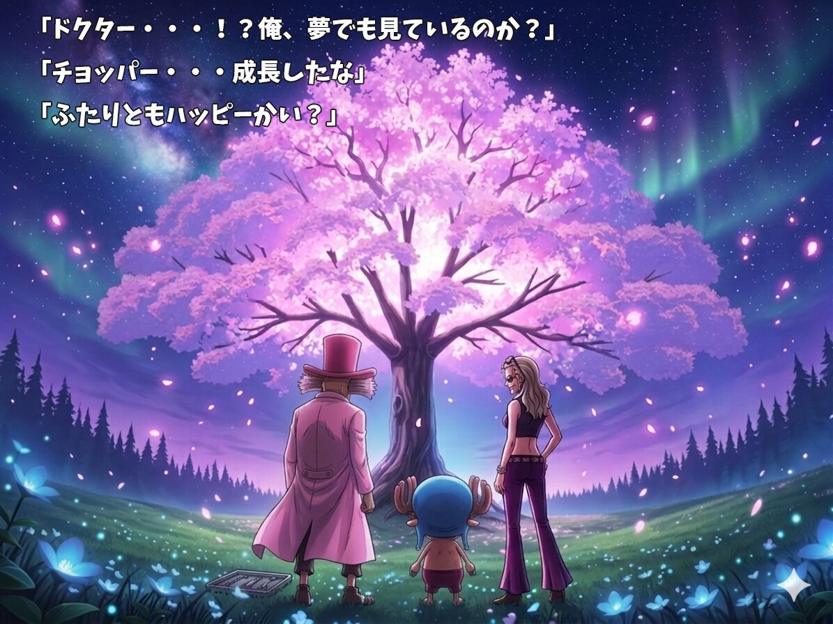チョッパー　幻想的お花見 | の人気AIイラスト・グラビア