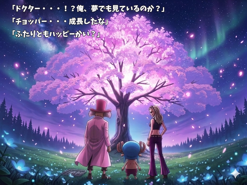 チョッパー　幻想的お花見