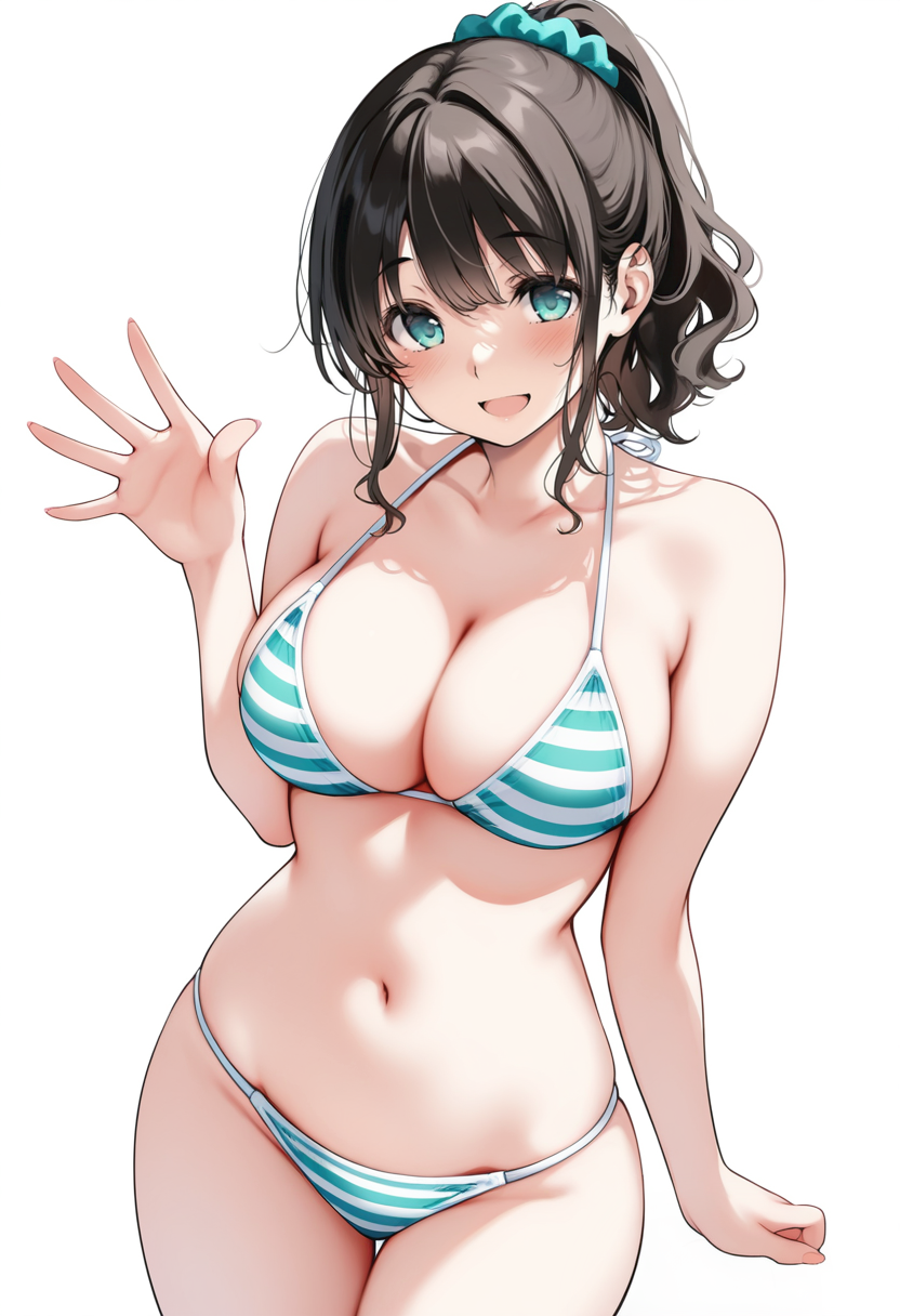 ストライプビキニ