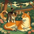 まとふどな犬ふみつけて猫の恋 11枚目