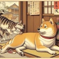 まとふどな犬ふみつけて猫の恋 3枚目