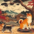 まとふどな犬ふみつけて猫の恋 4枚目
