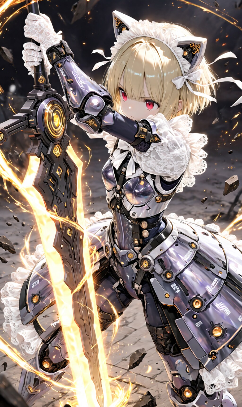 Armored Maid candy-purple