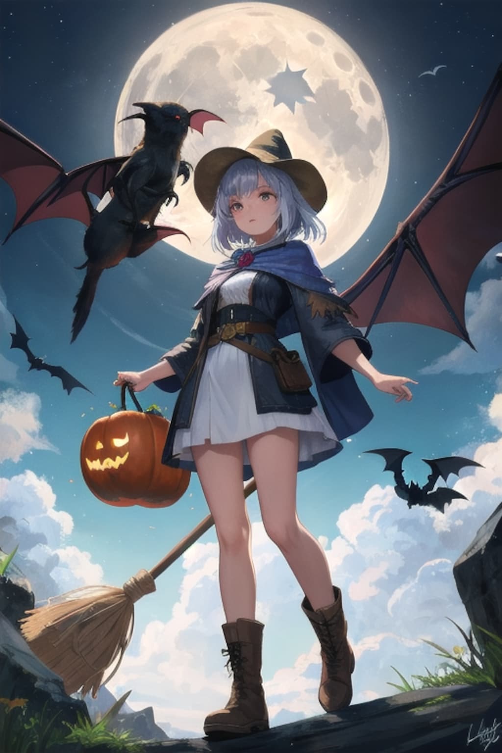 ハロウィーンの魔女