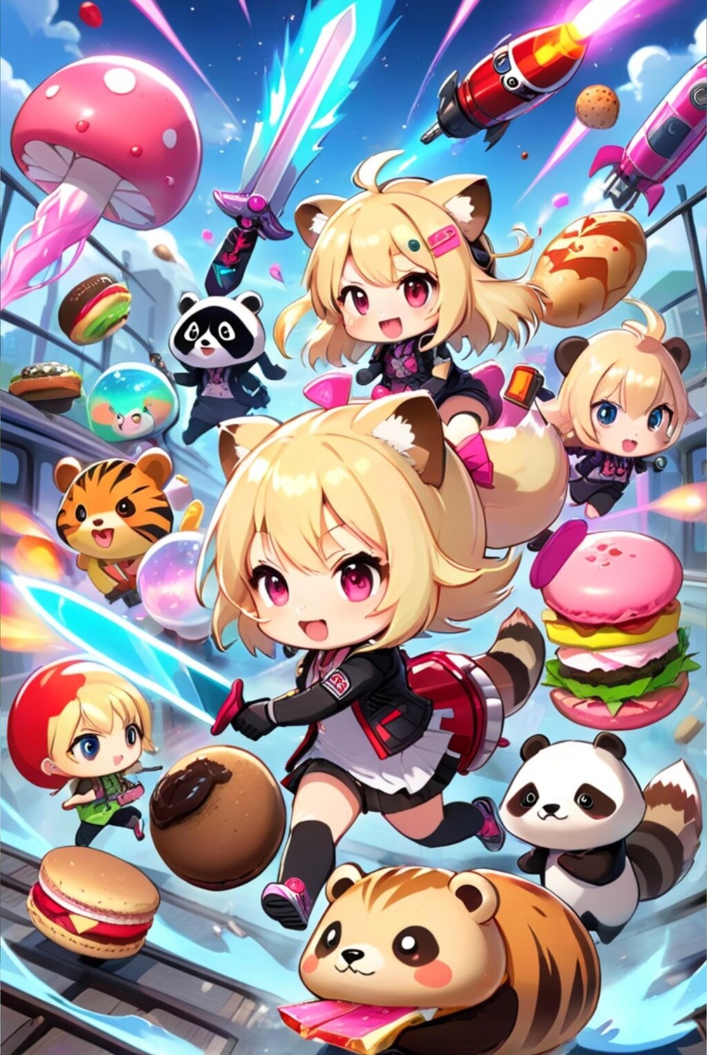 金髪ちゃんとごちゃごちゃ