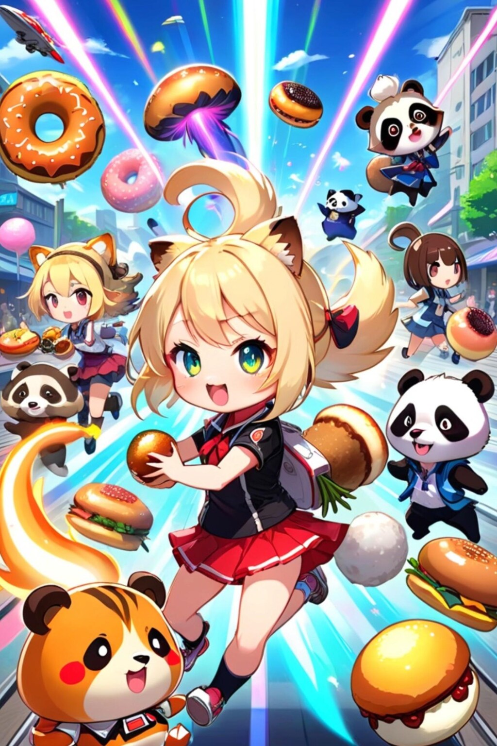 金髪ちゃんとごちゃごちゃ