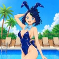 青バニーリコ 2枚目