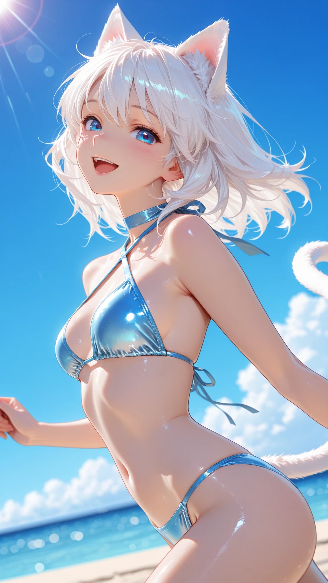 シロのビキニ