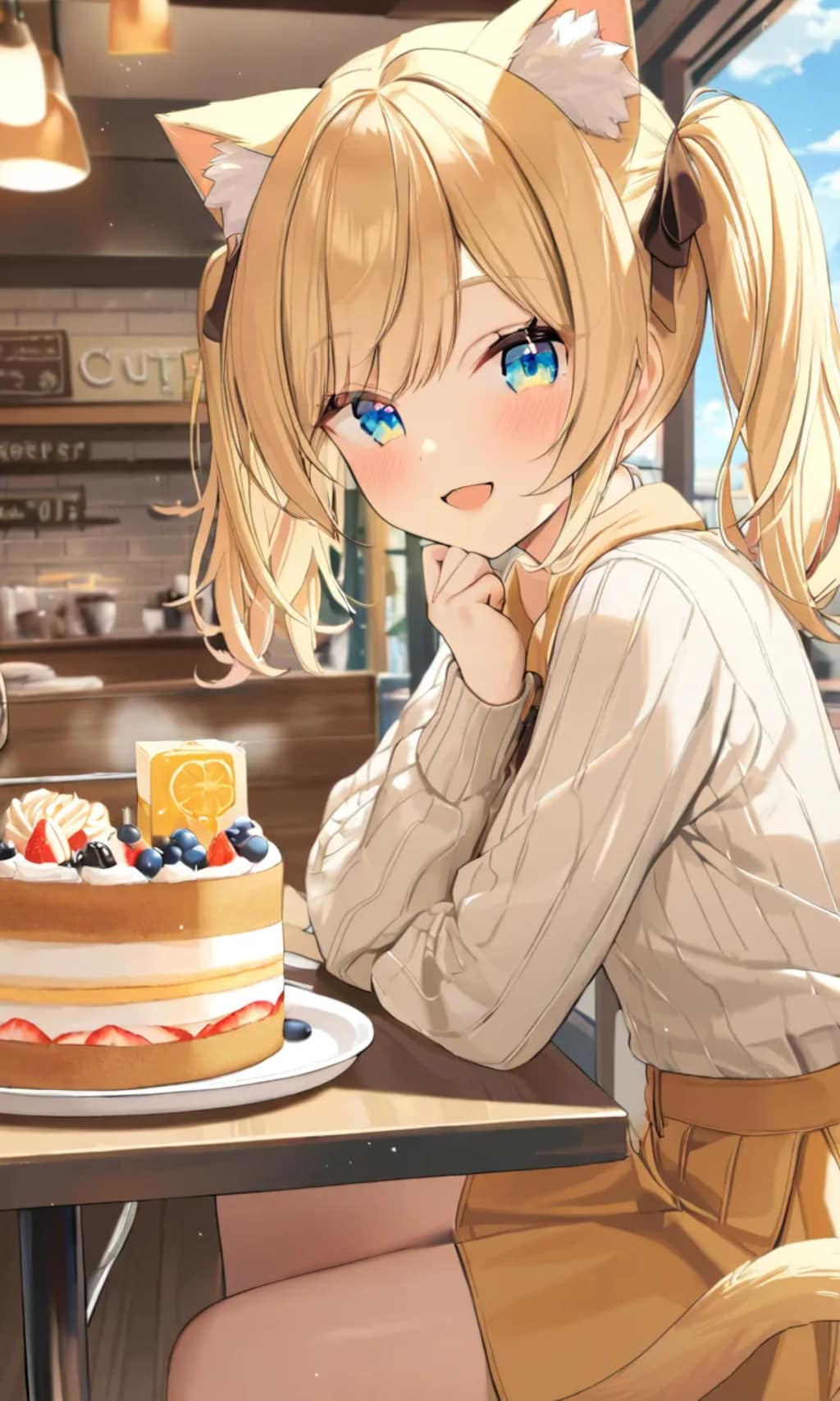 こるり「でけーケーキこれすごい」まや「しーっメタいこと言わない」