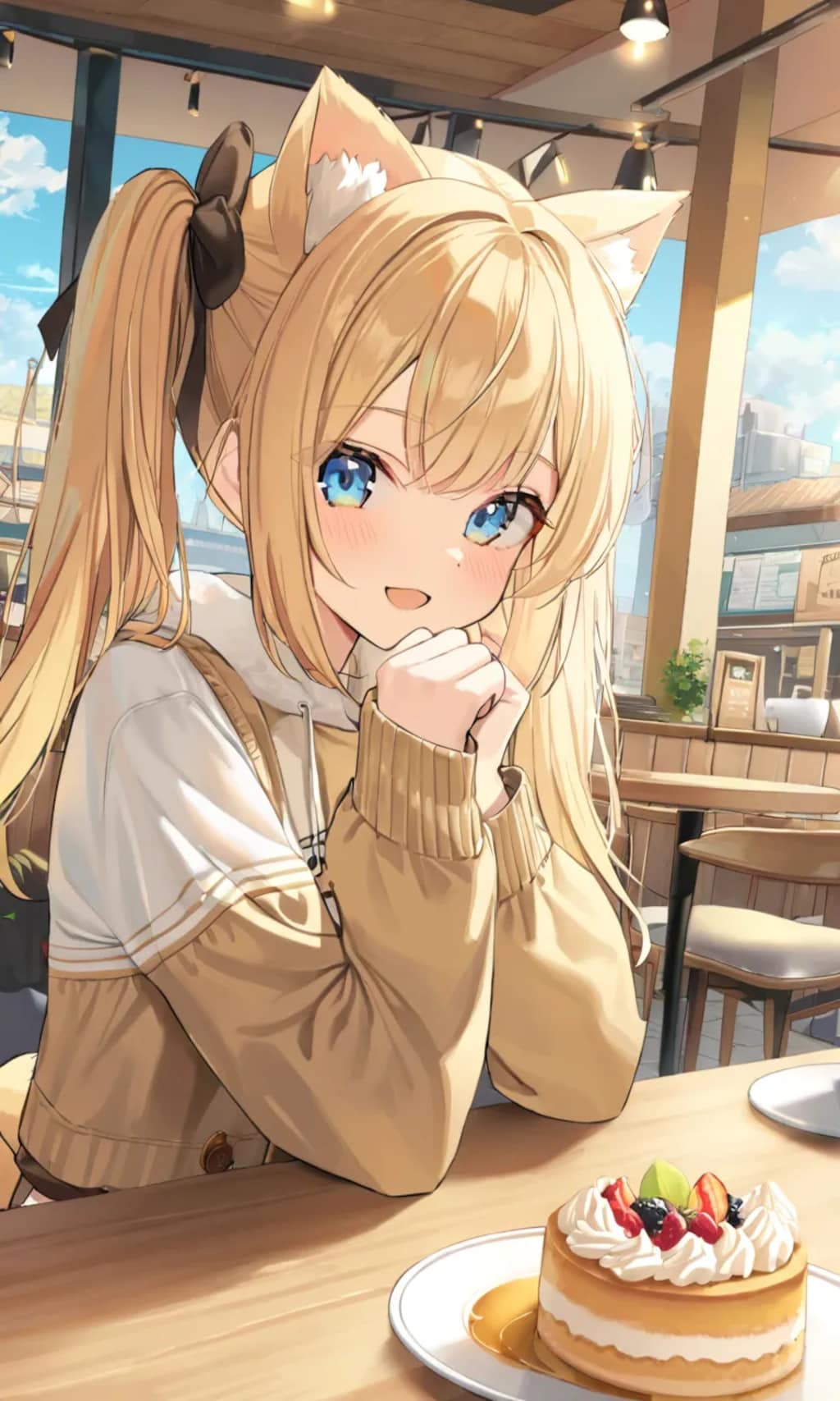 こるり「でけーケーキこれすごい」まや「しーっメタいこと言わない」