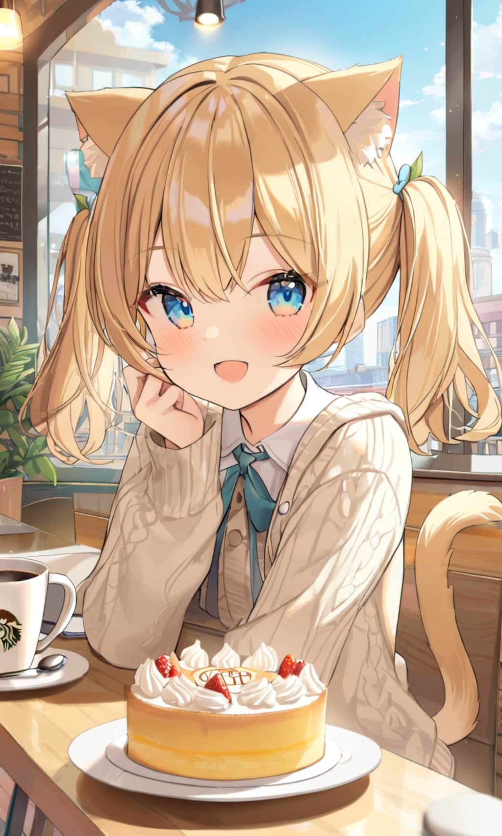 こるり「でけーケーキこれすごい」まや「しーっメタいこと言わない」