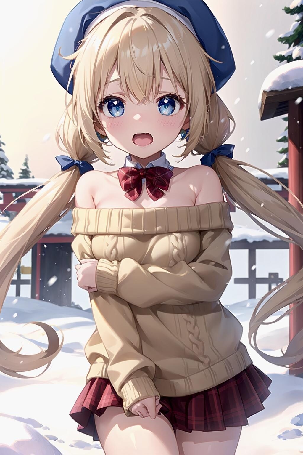 初詣行こ、お兄ちゃん1