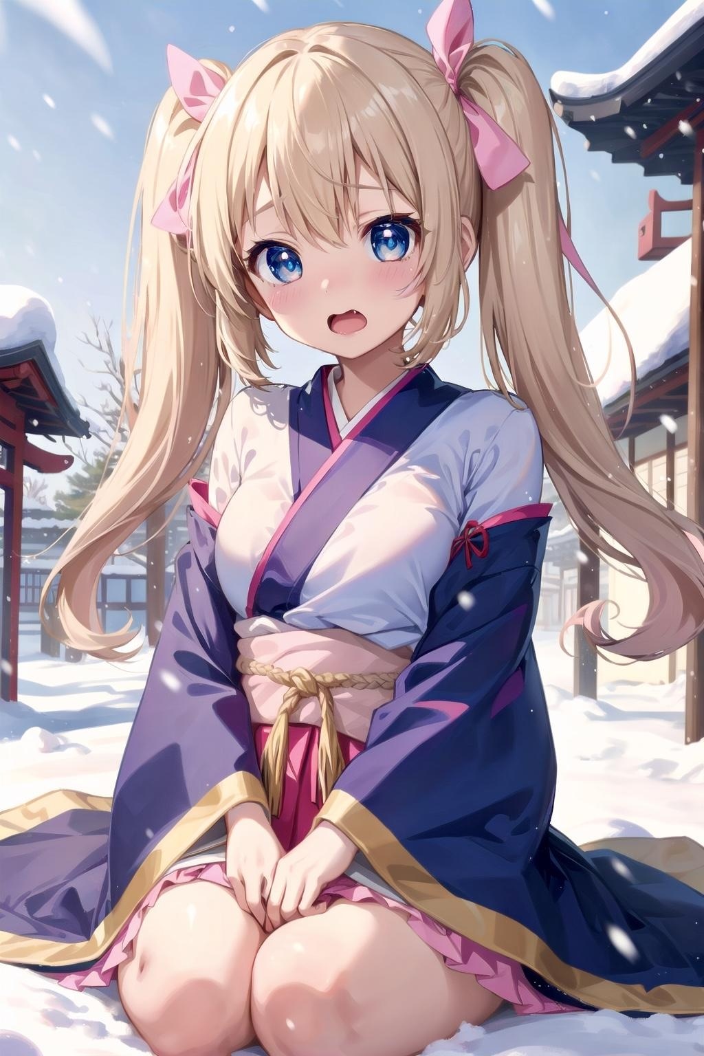 初詣行こ、お兄ちゃん1