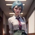 パンちら女子高生 4枚目