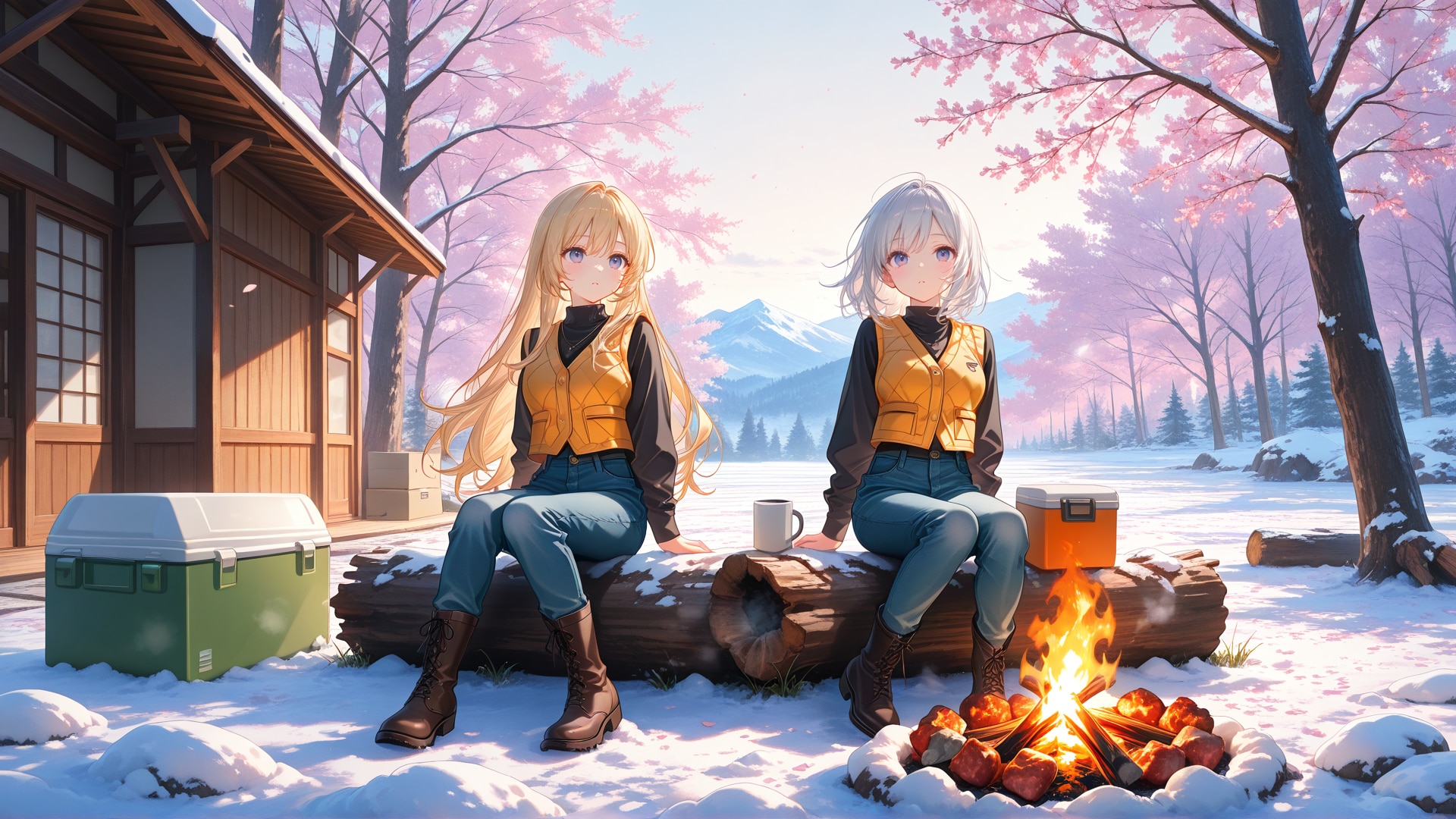 春キャンプ | の人気AIイラスト・グラビア