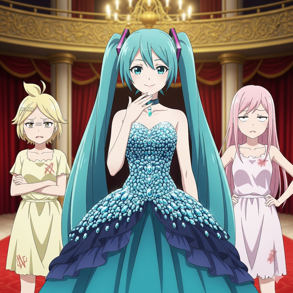 ねぇ#！　衣装の差がひどいんですけど！