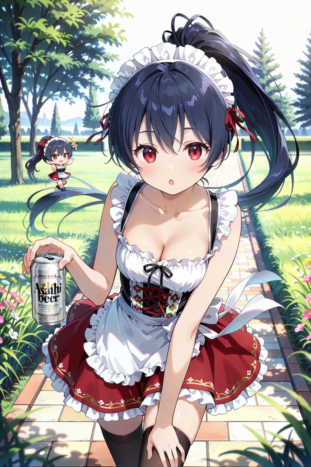 スーパードライと絶対領域の誘惑 Y701