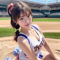 チアリーダー　メガネっ娘 2枚目